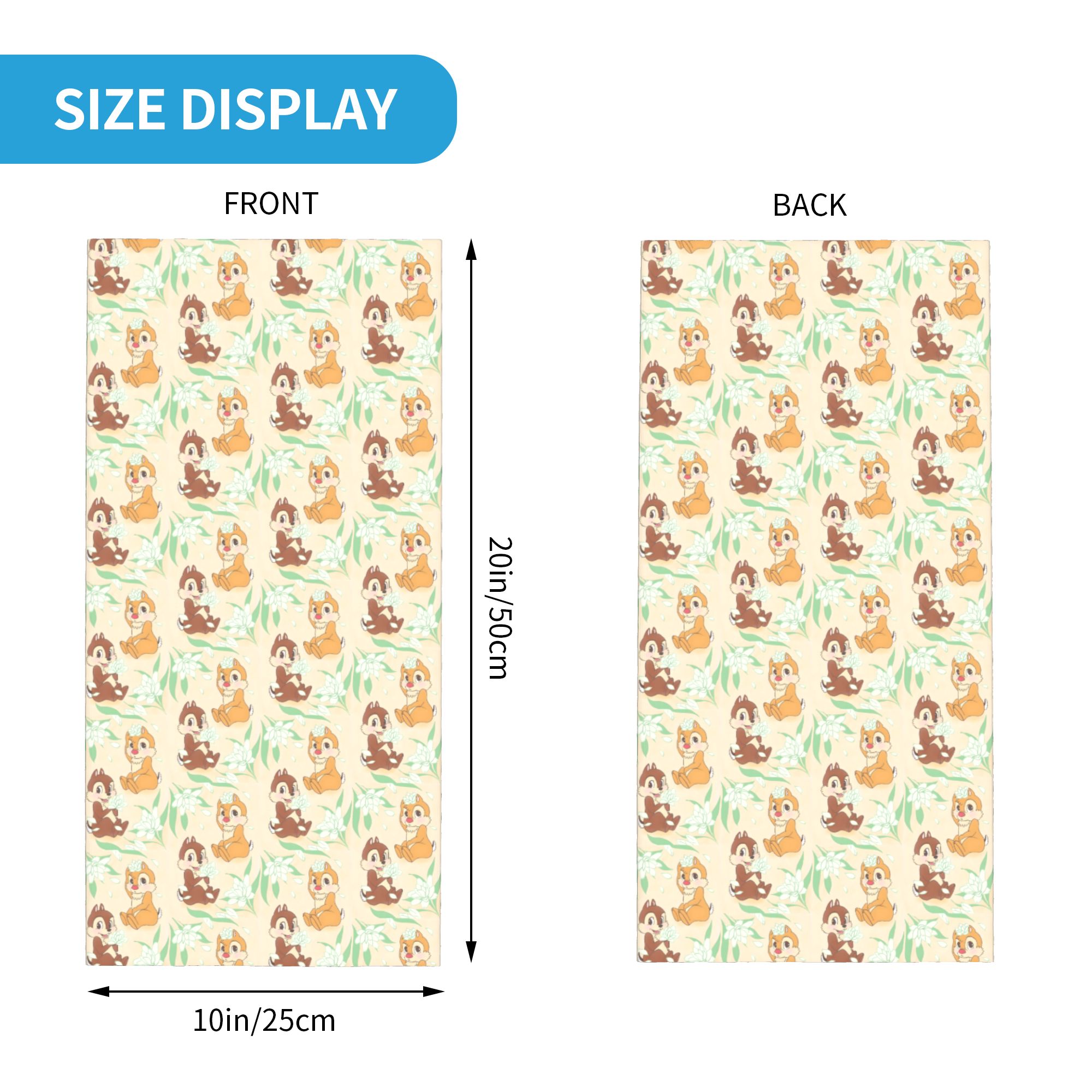 Custom Cute C-Chip And D-Dale  - Neck Gaiter Face Cover recension och pris