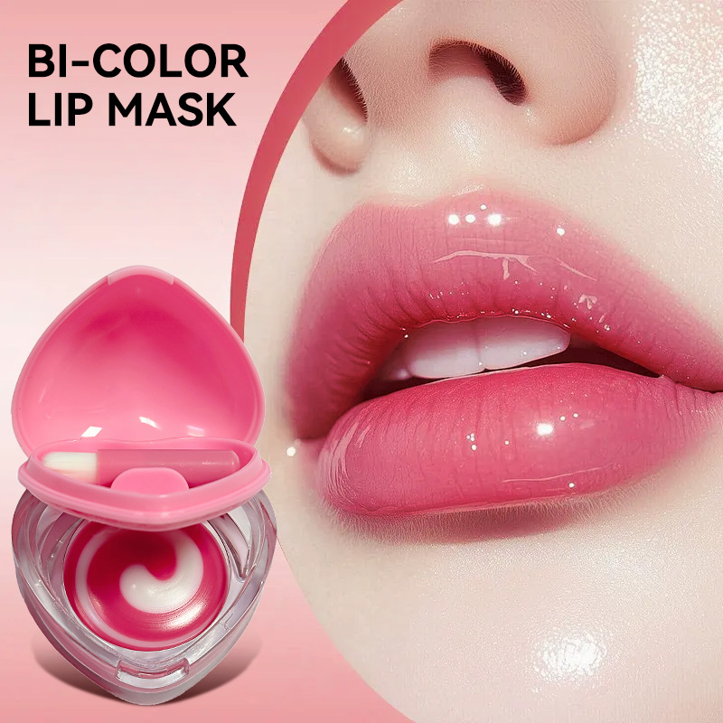Luckgo Heart Double Color Lip  - Kids Face Mask recension och pris