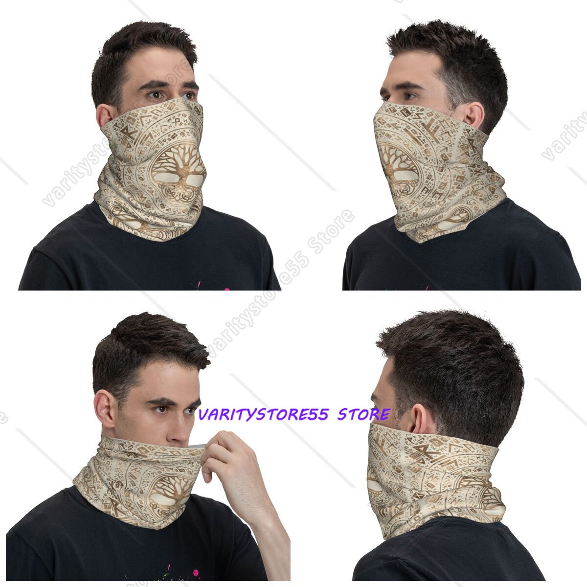 Custom Tree Of Life Viking Ygg - Neck Gaiter Face Cover recension och pris