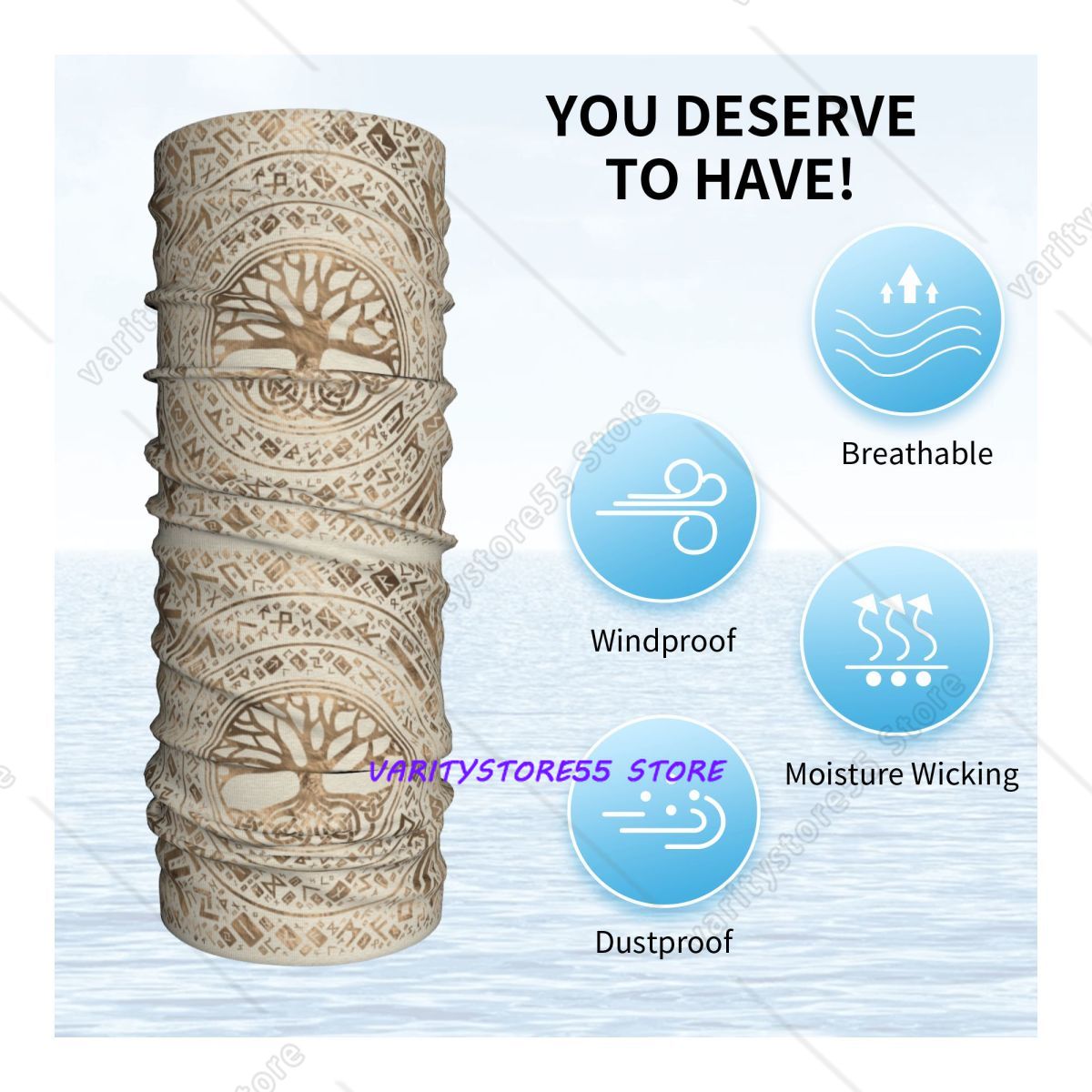 Custom Tree Of Life Viking Ygg - Neck Gaiter Face Cover recension och pris