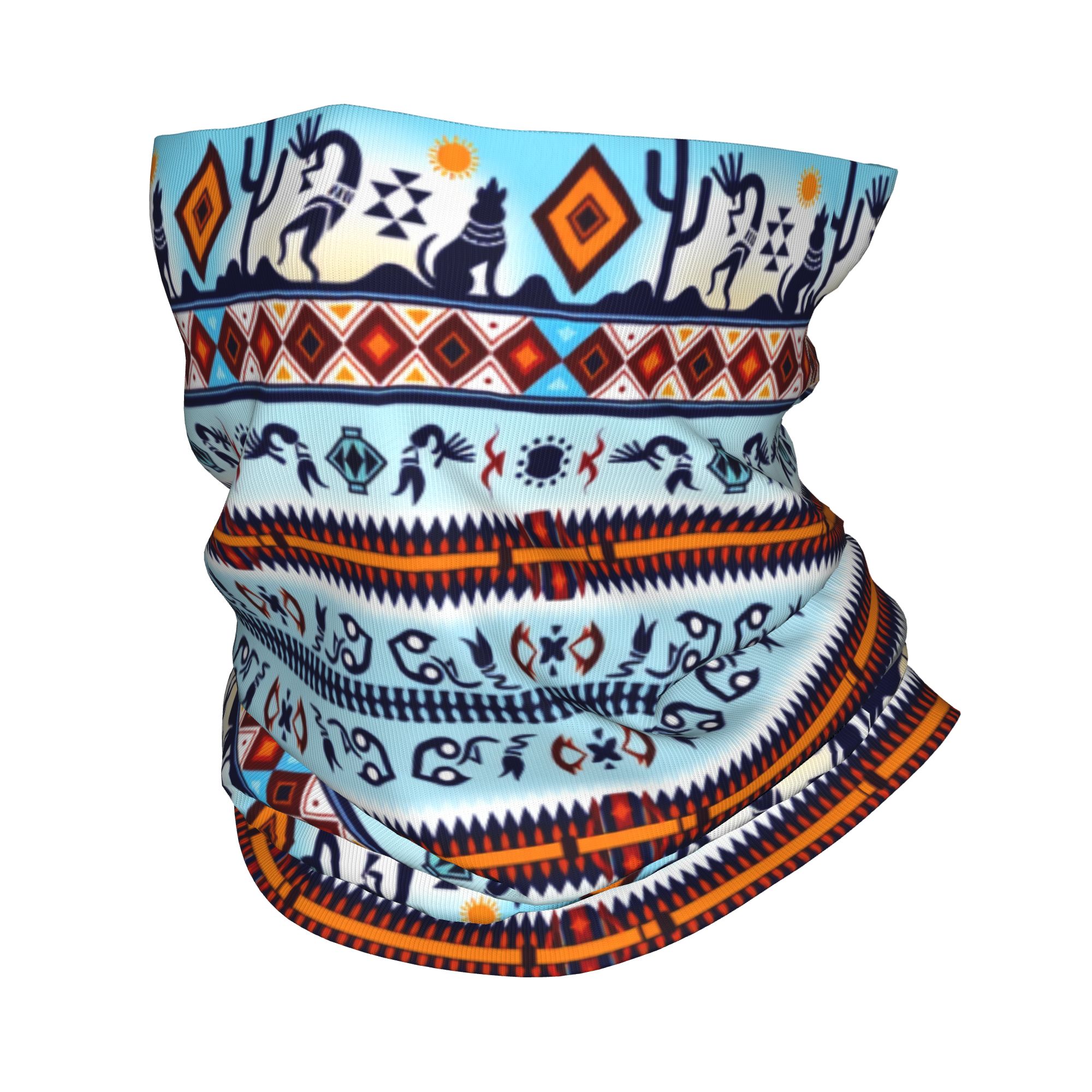Custom Kokopelli Hohokam Treas - Neck Gaiter Face Cover recension och pris