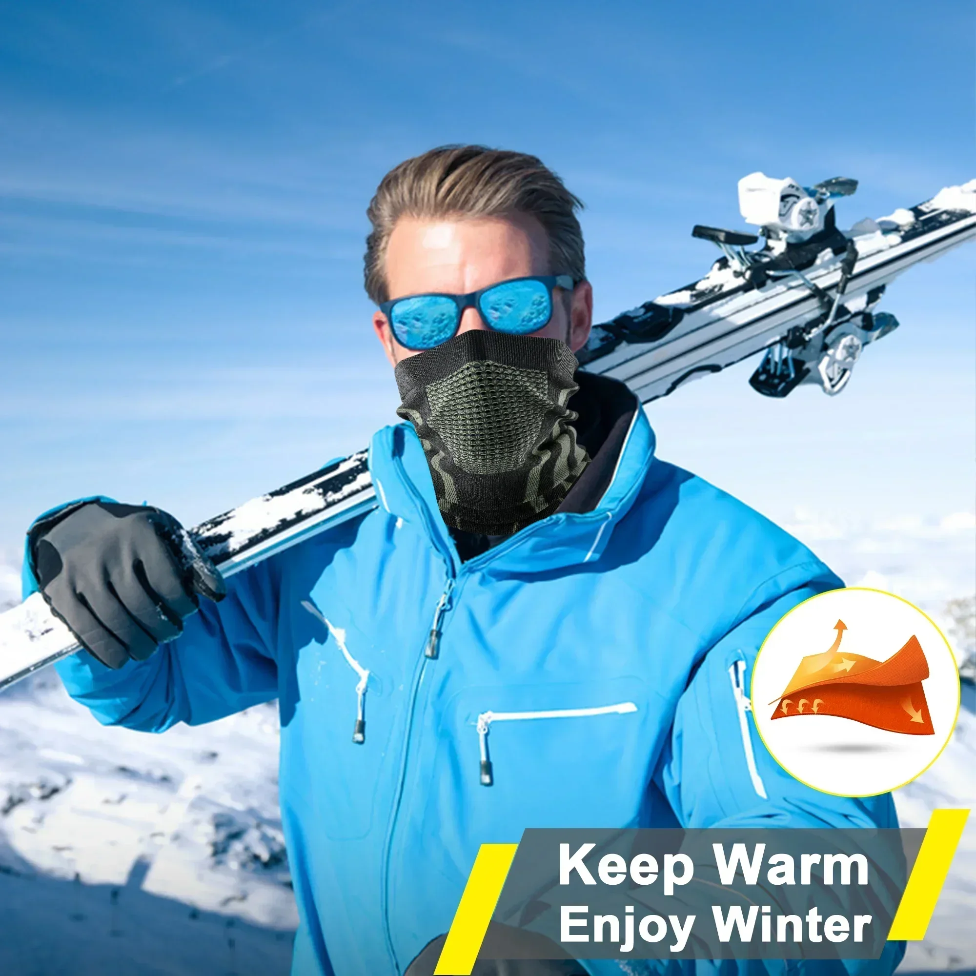 Winter Ring Tube Soft Bandana  - Respirator Half Face recension och pris